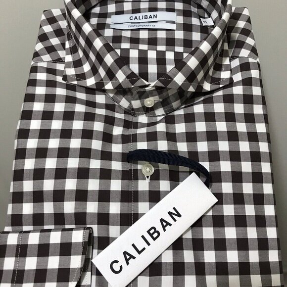 Caliban Italian luxury beautiful shirt S(SM),48/38US~39US, NWT$395